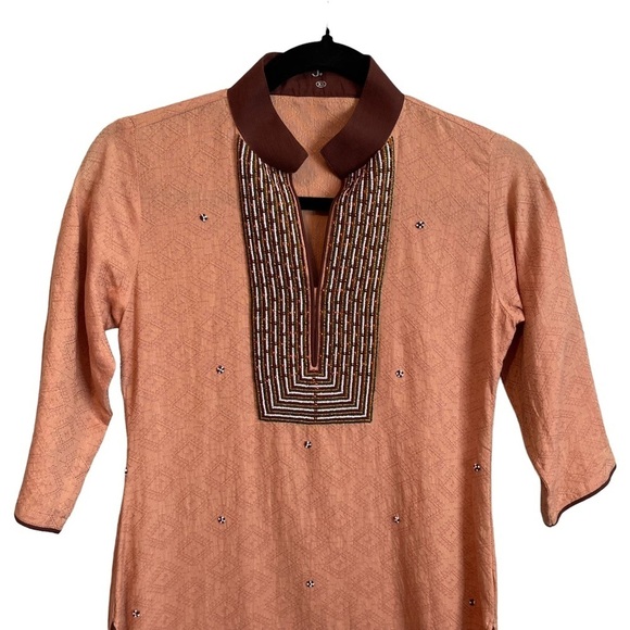 Junaid Jamshed All Over Beading Kurta Size XS - Picture 3 of 8